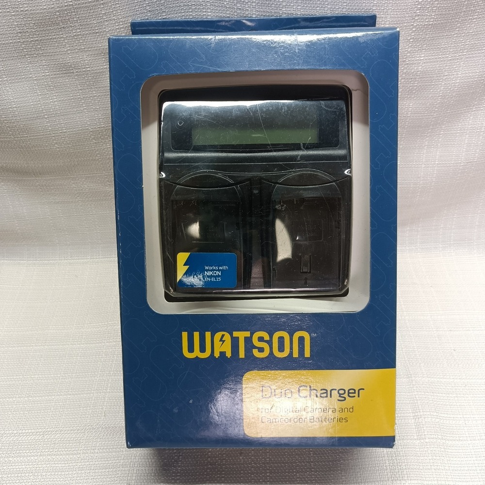Watson‎ Duo Charger D-3410  Digital Camera Camcorder Battery Charger NIB
